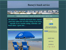 Tablet Screenshot of barneysbeachservice.com